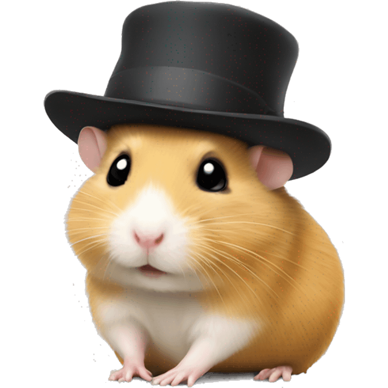 hamster with hat emoji