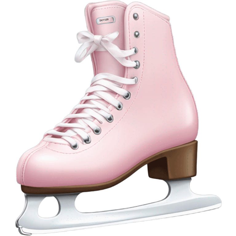 pastel pink ice skates emoji