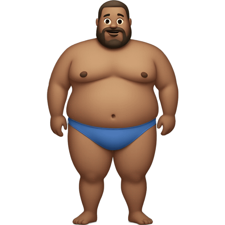 Man with curvaceous body and wide hips emoji