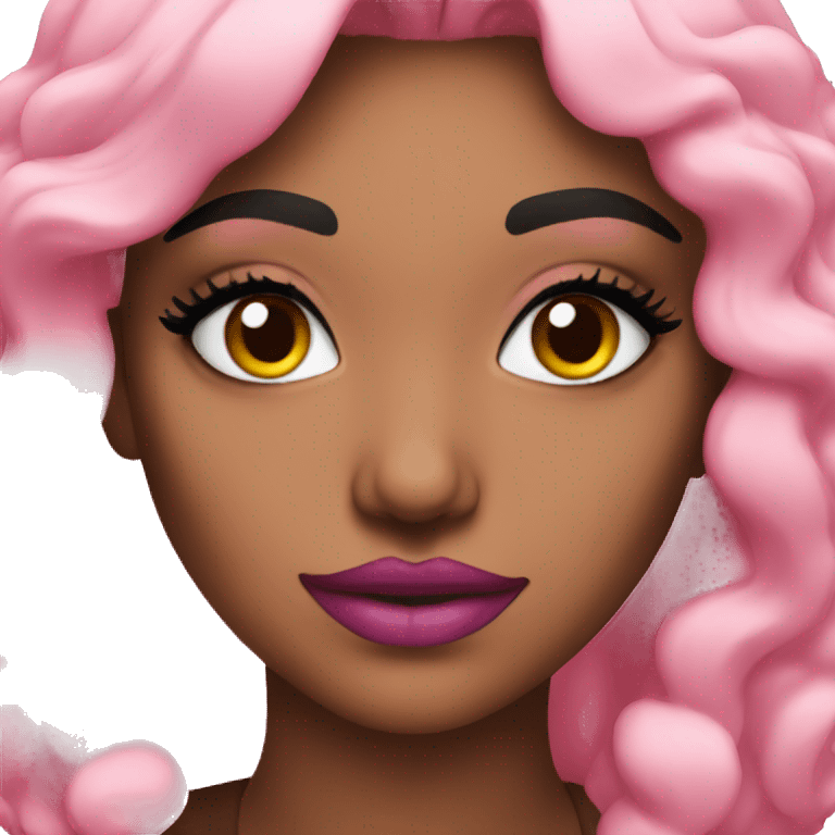 pink makeup emoji