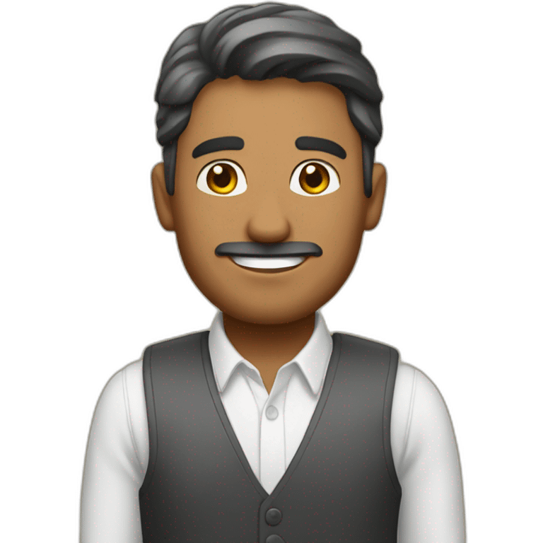 Un hombre emprendedor emoji