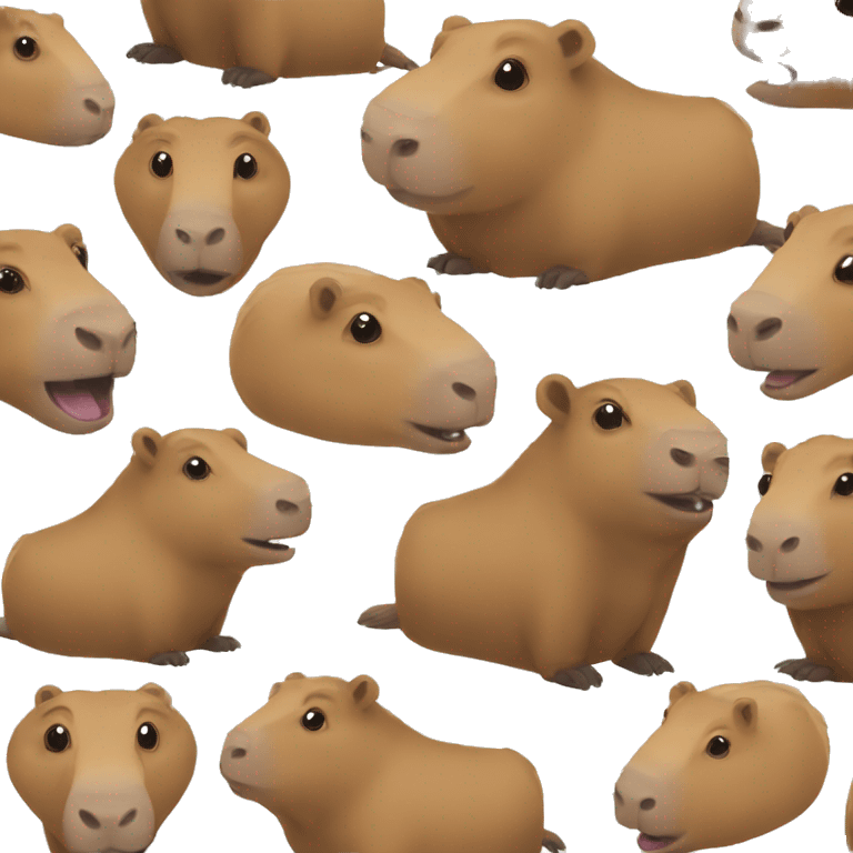 Capybaras emoji