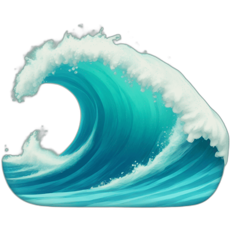 Surf wave emoji