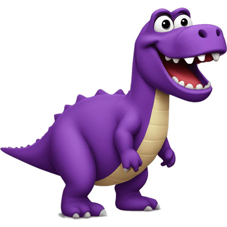 barney dinosaur emoji