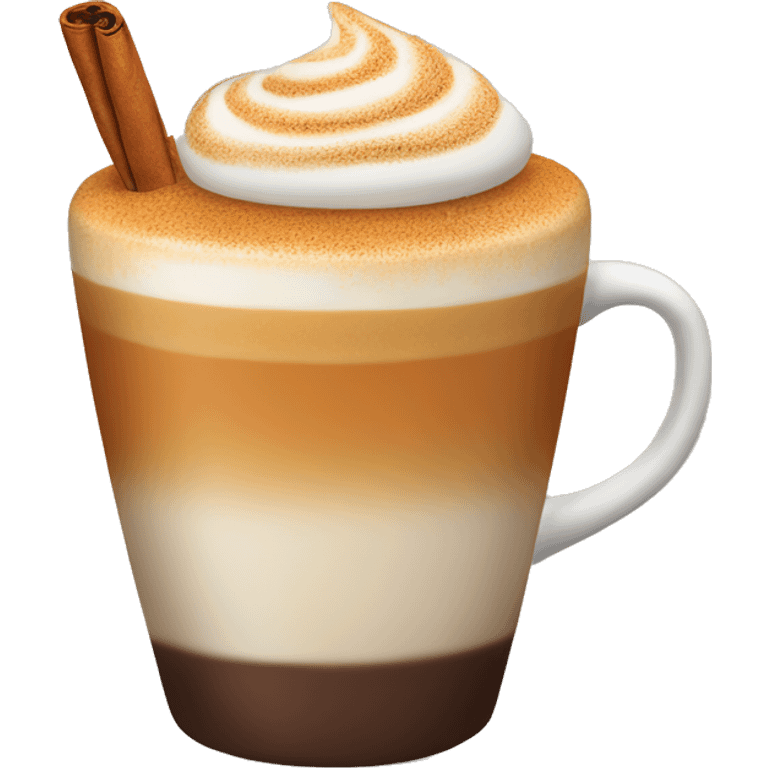 Cinnamon pumpkin latte emoji