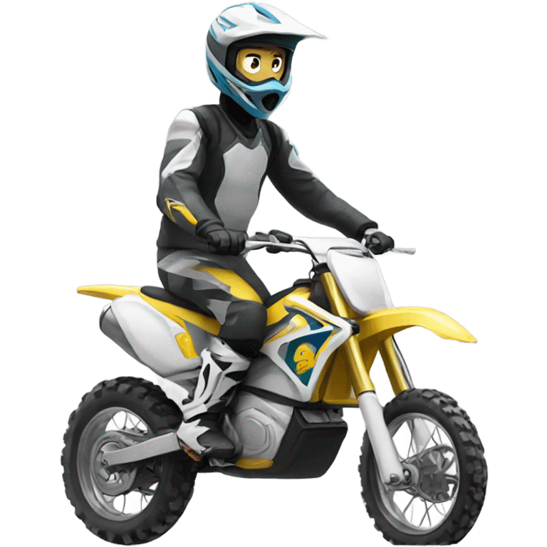 Electric dirtbike  emoji