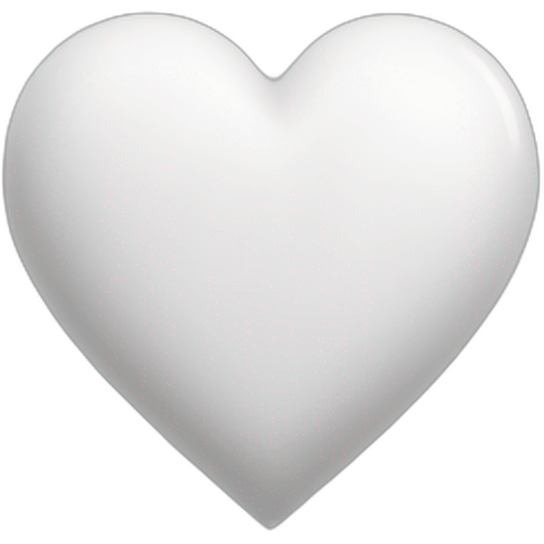 white heart emoji