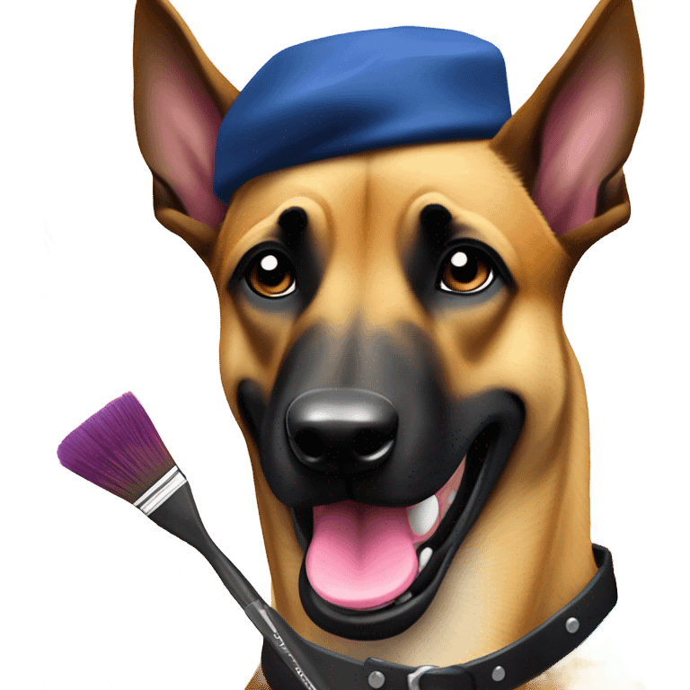 malinois painter emoji