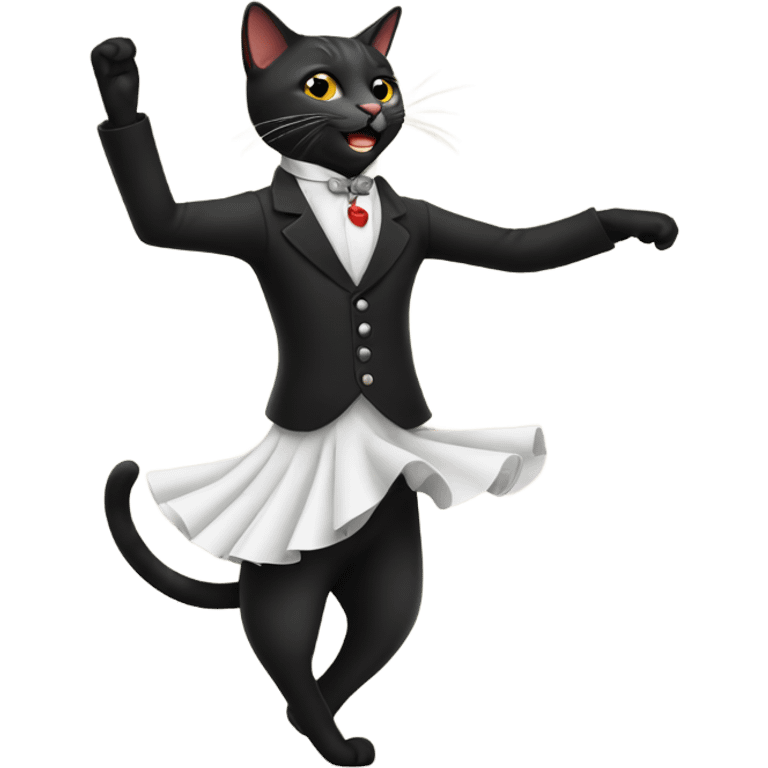 Cat dancing flamenco  emoji