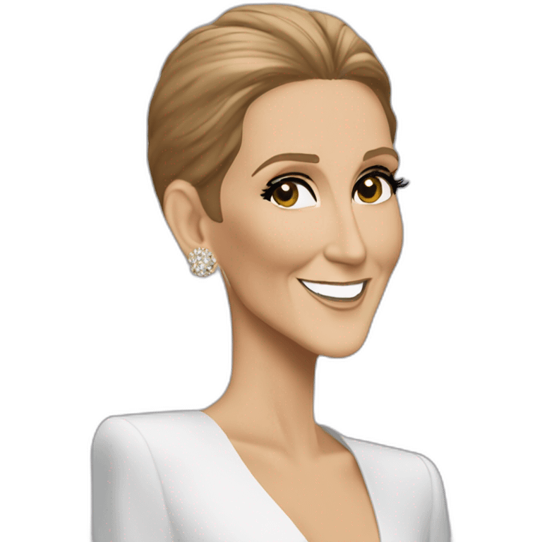 Céline Dion Saying thanks emoji