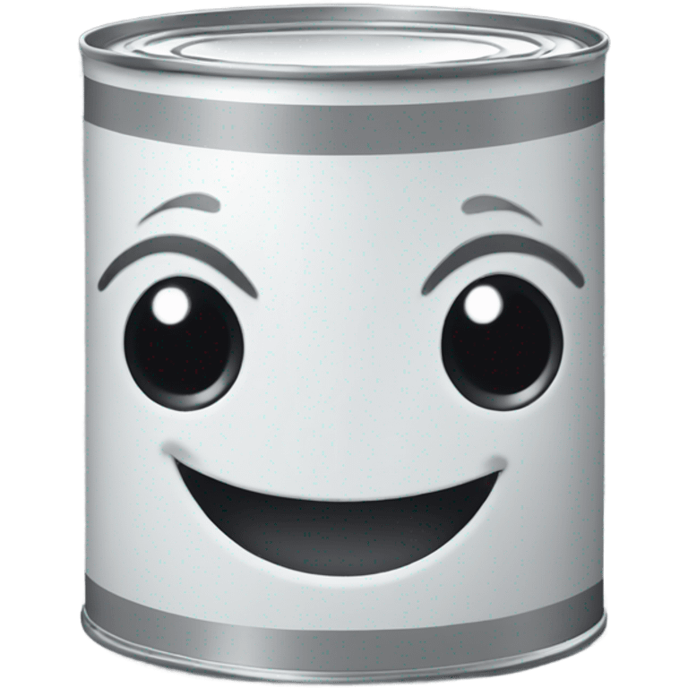 Paint can that has Cute face  emoji