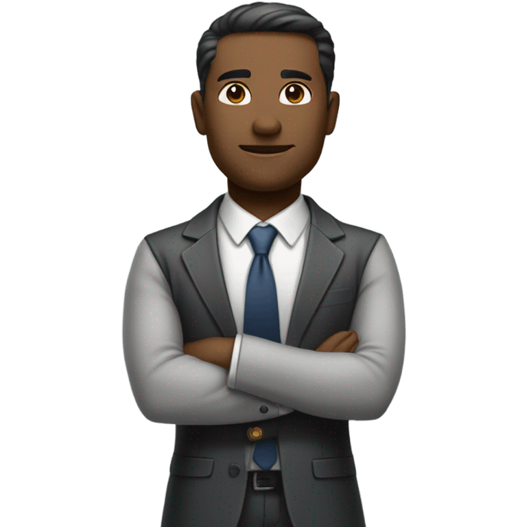 Standing on business  emoji