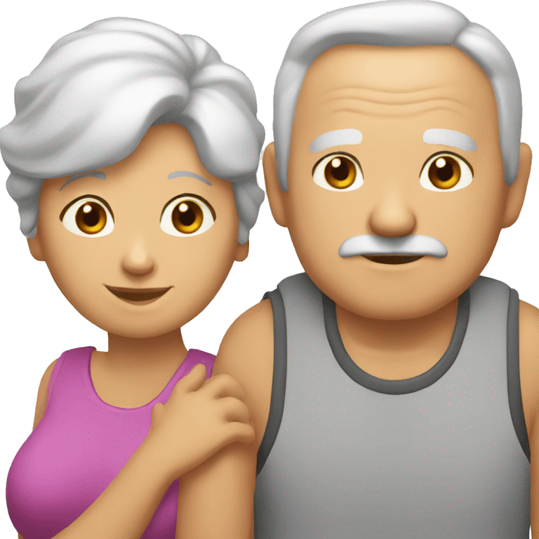 fit old couple emoji