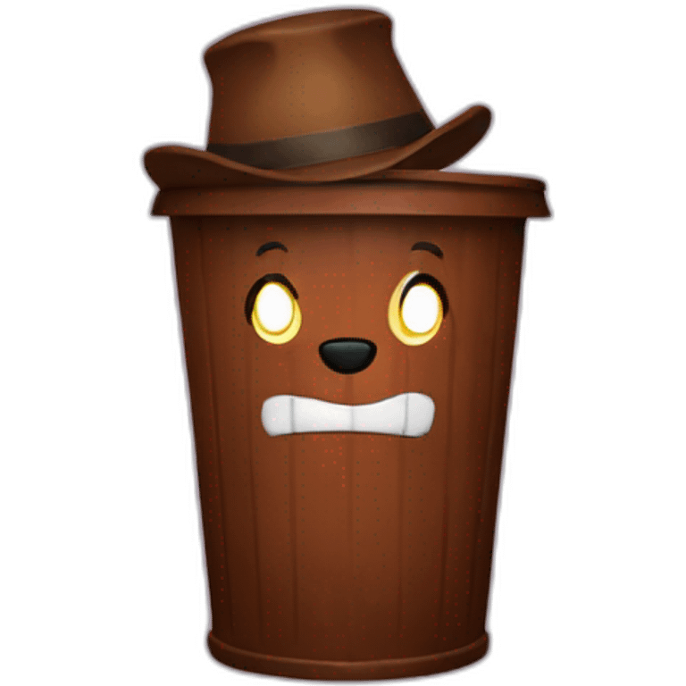 freddy fazbear trashcan emoji