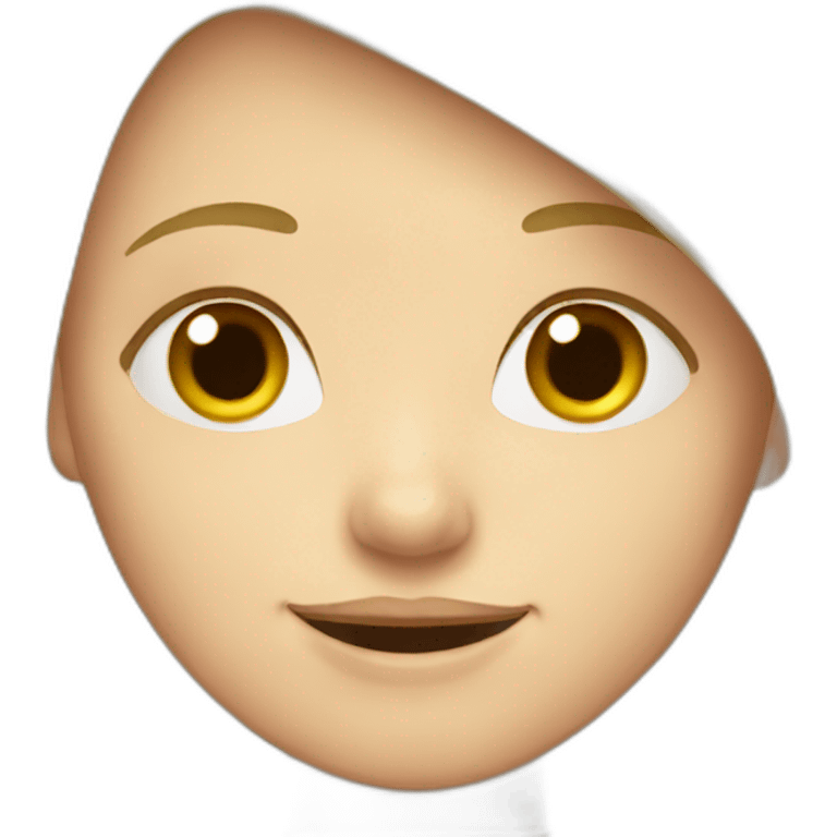 blond girl with a moustache emoji