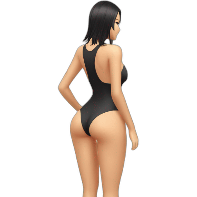 nico robin full body pawg one piece small swimsuit back emoji