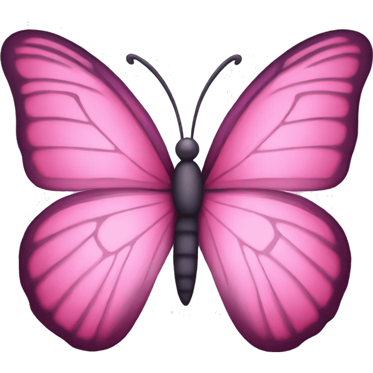 Pink butterfly  emoji