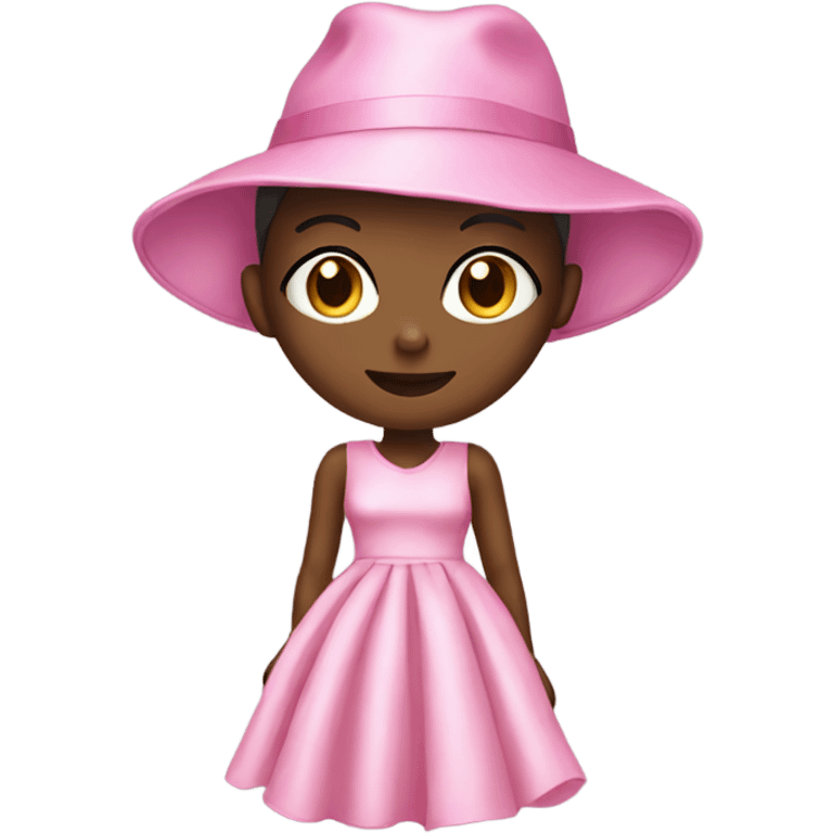 pink high fashion dress emoji