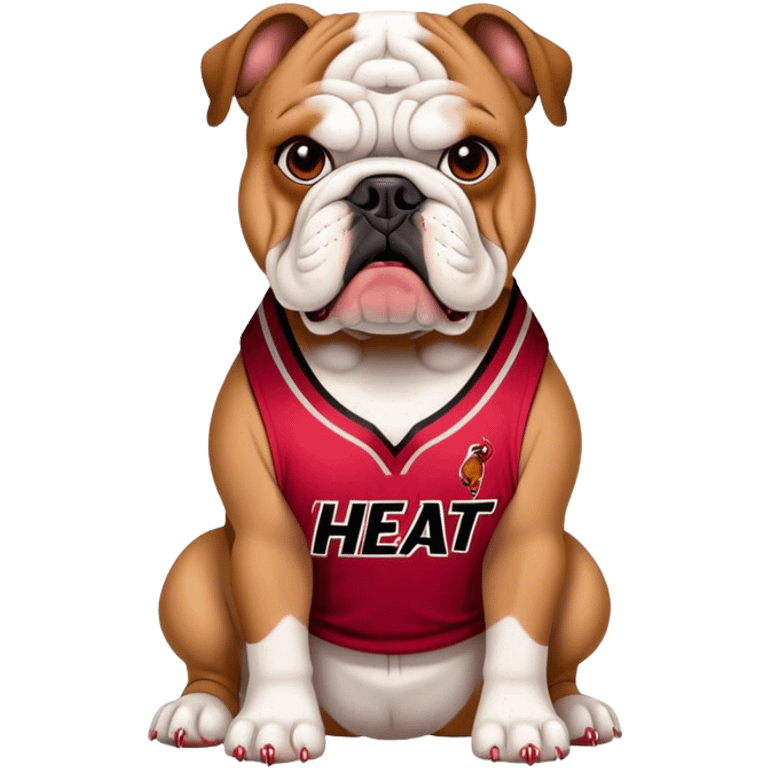 Miami heat bulldog  emoji