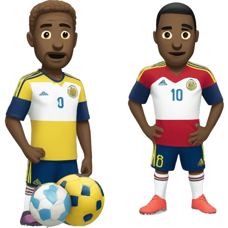 Colombia vs argentina emoji