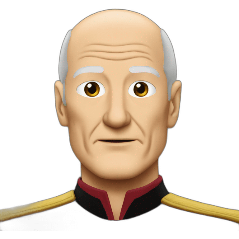 Captain Picard head shot emoji