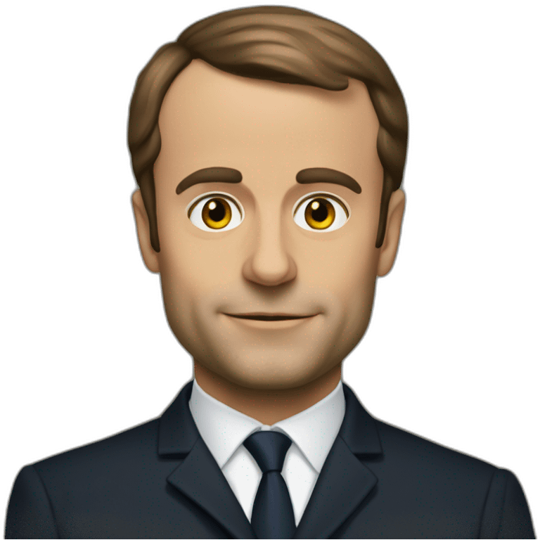 Emanuel Macron qui dore emoji