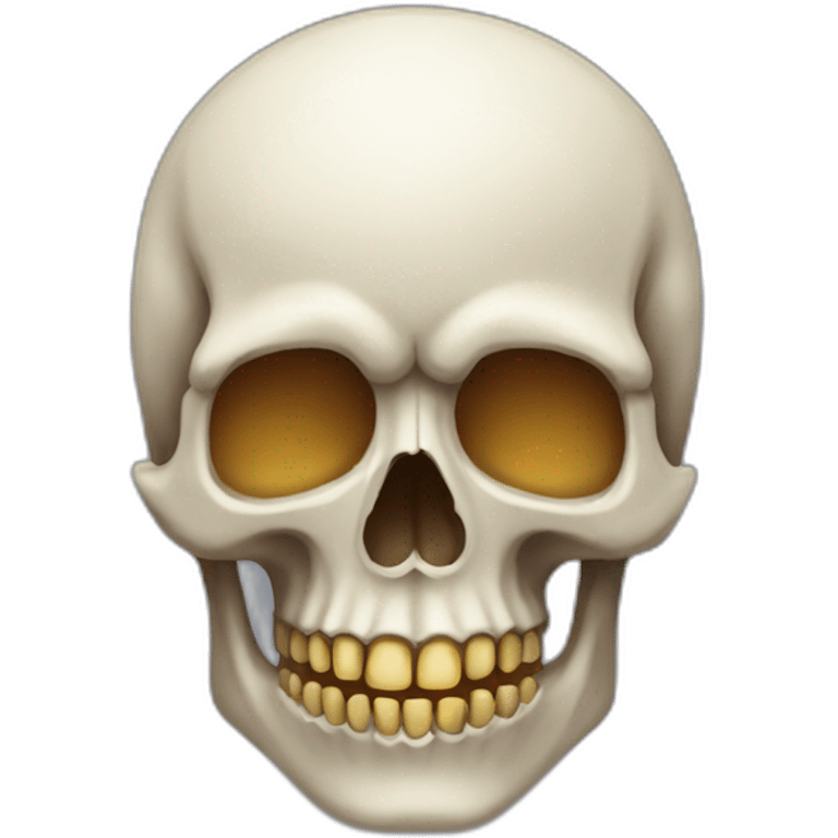 Skull in ios style emoji