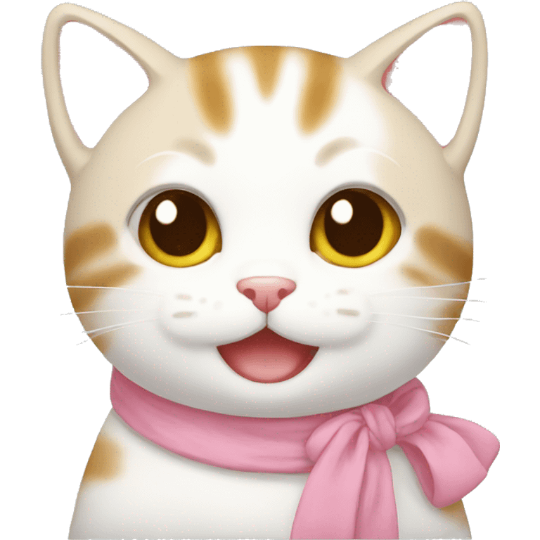 Cute kawaii cat Japan meme emoji