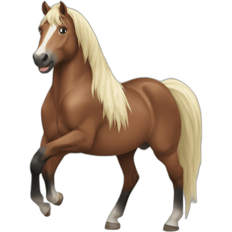 Horse wild emoji