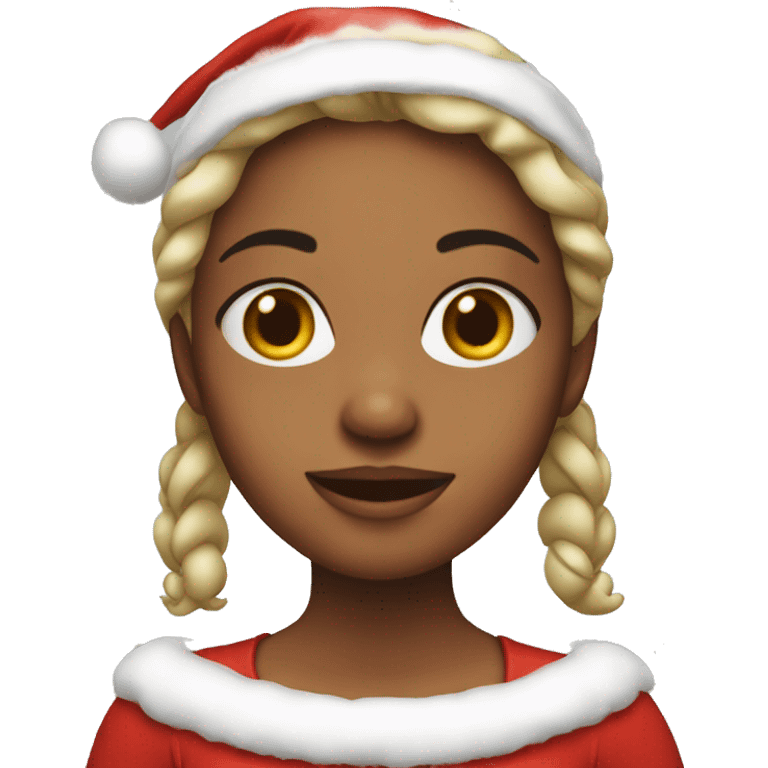 christmas girl emoji