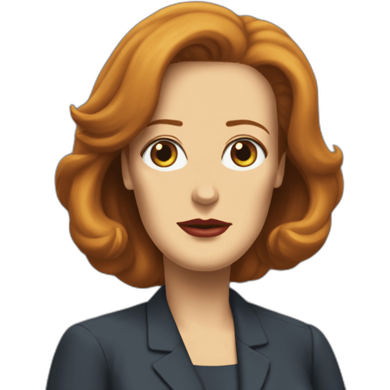 Dana Scully Simpson emoji