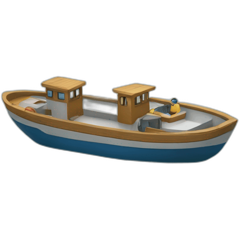 Two boats docking emoji