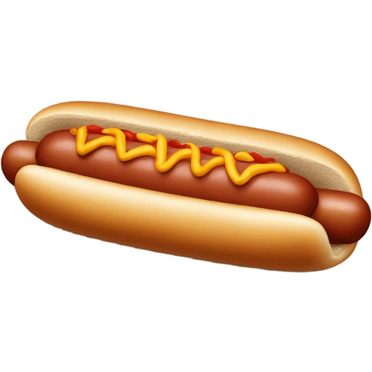 Raw hotdog dog emoji