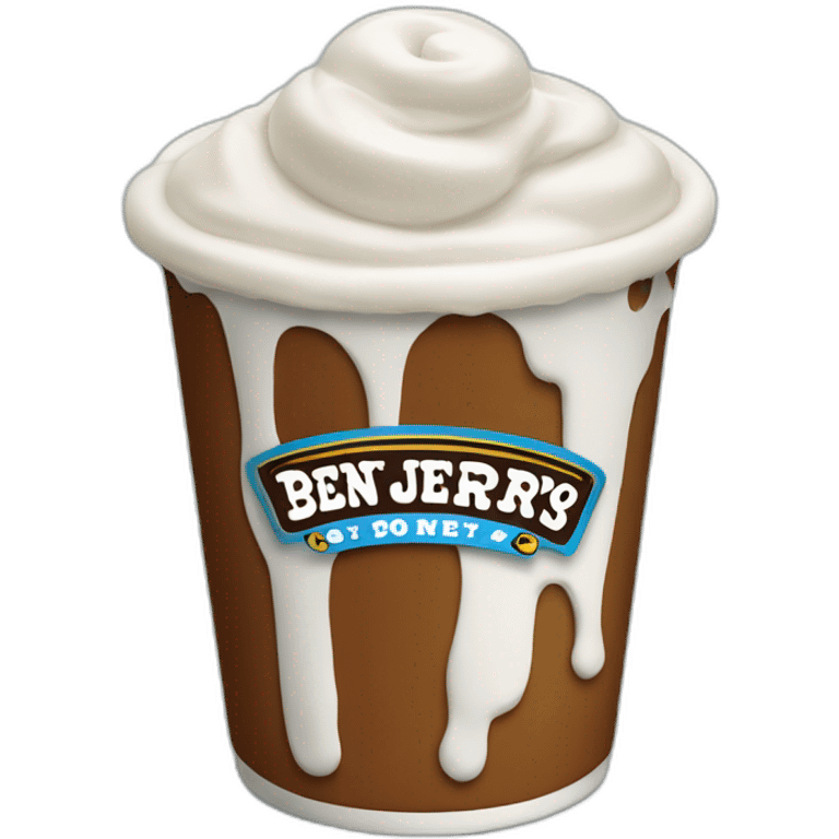 Ben & Jerrys pint emoji