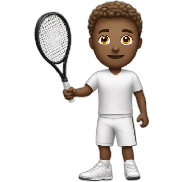 White man tennis player emoji