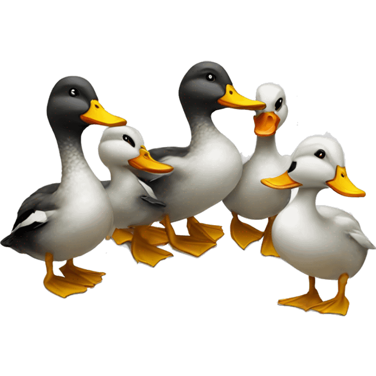 4 ducks emoji