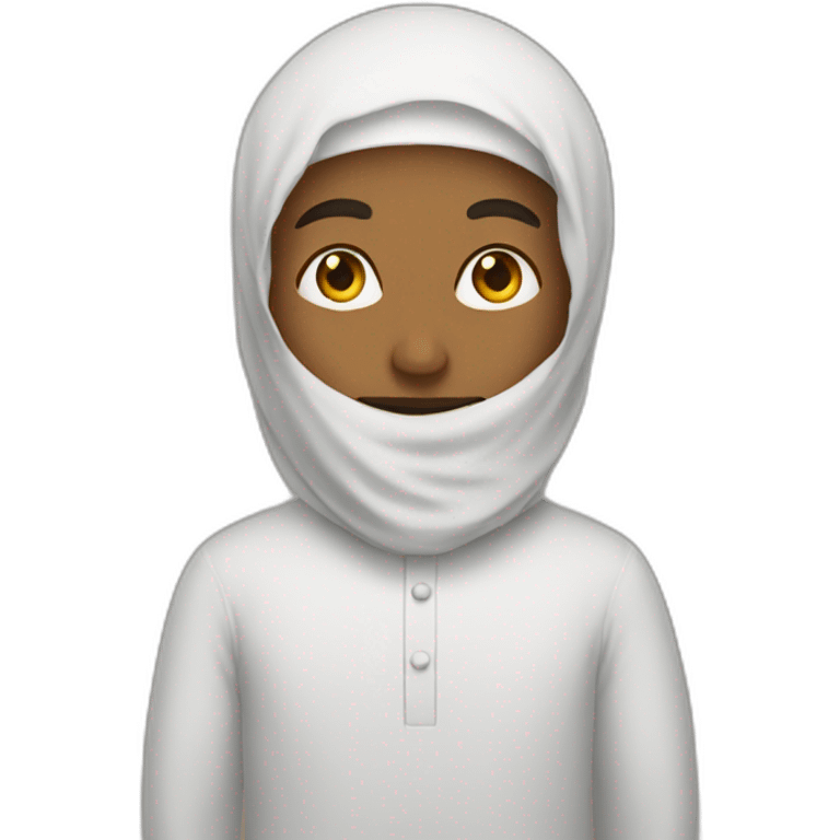 muslim with a tephilind emoji