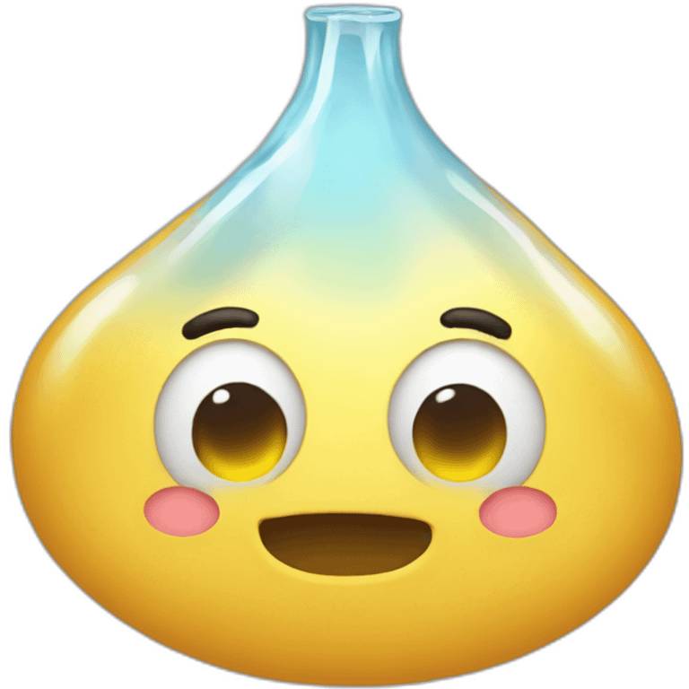 Liquid blob emoji