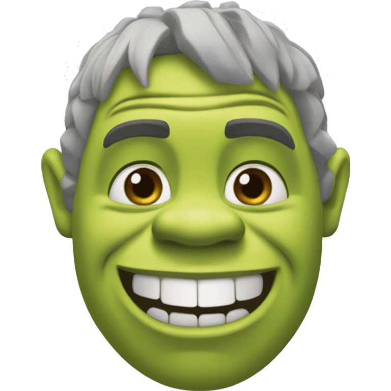 Shrek in cruise ship emoji