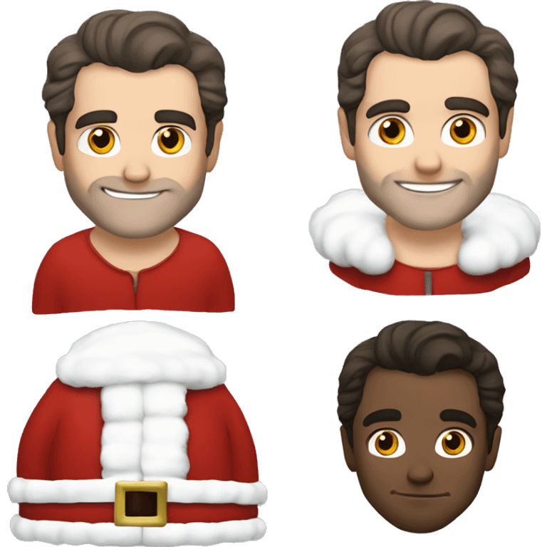 Henry Cavill as Santa Claus  emoji