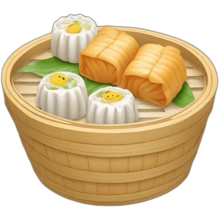 dim sum basket emoji