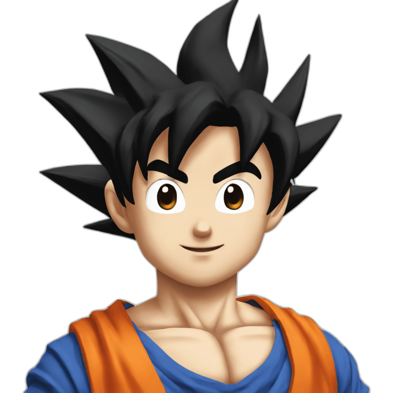 Son goku blue emoji