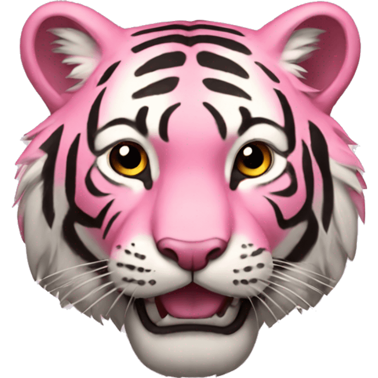 Pink tiger emoji