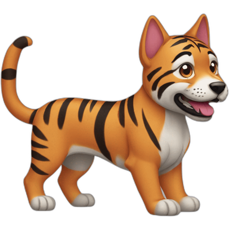 tiger dog emoji