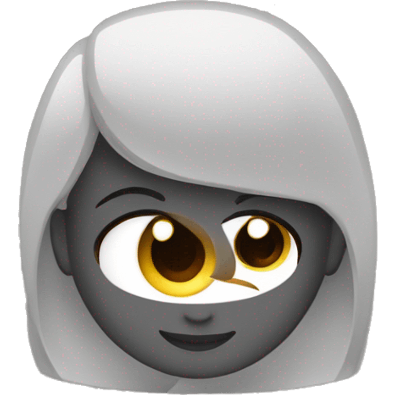 MUJER MORENA, PELO LARGO, OJOS MARRONES emoji