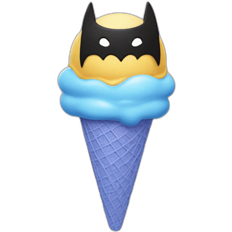 Batman ice cream emoji