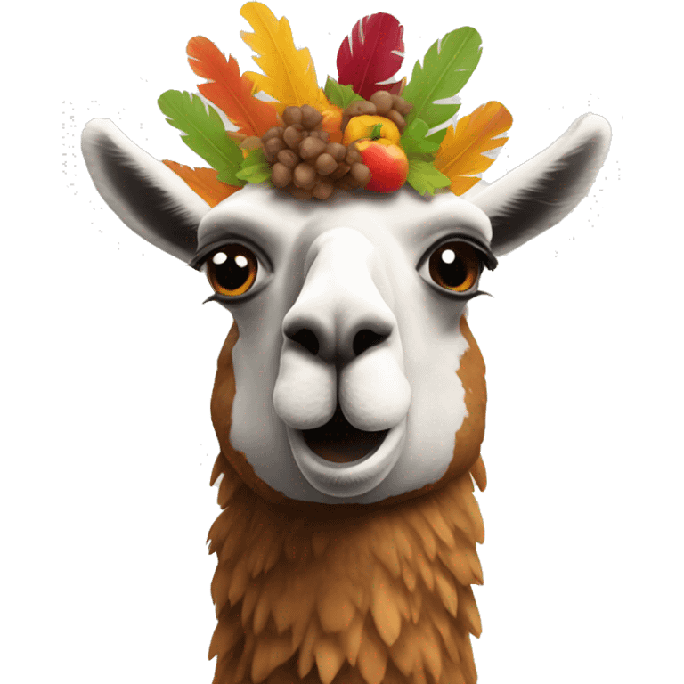 llama turkey emoji