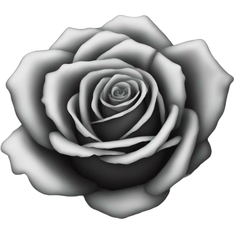 Black rose emoji