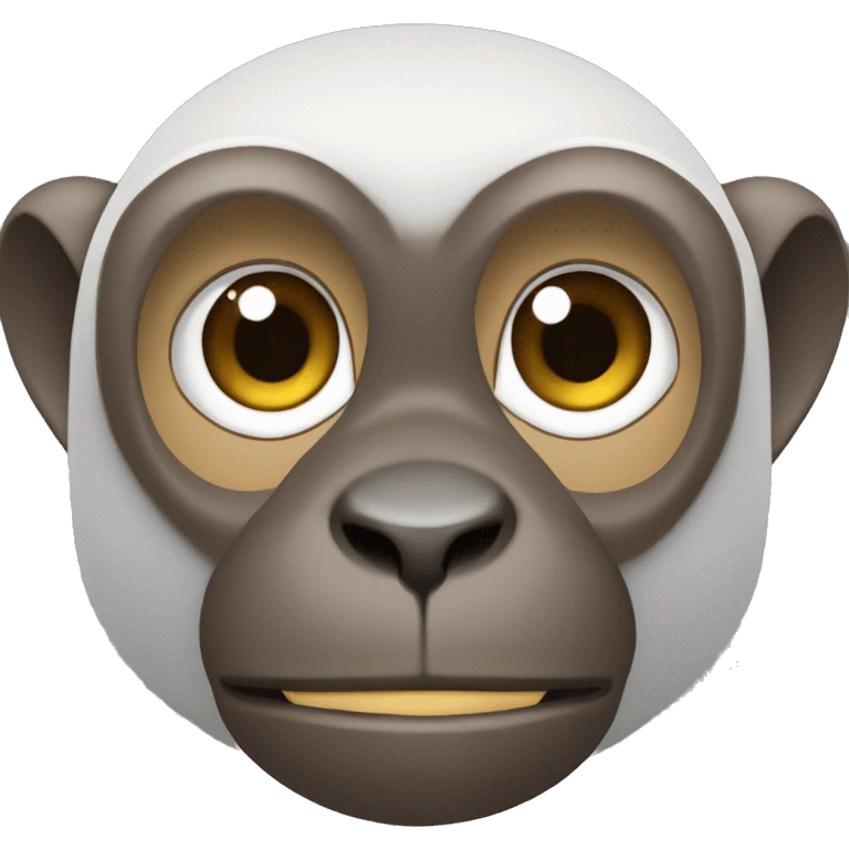 macaquinho mão nos olhos emoji