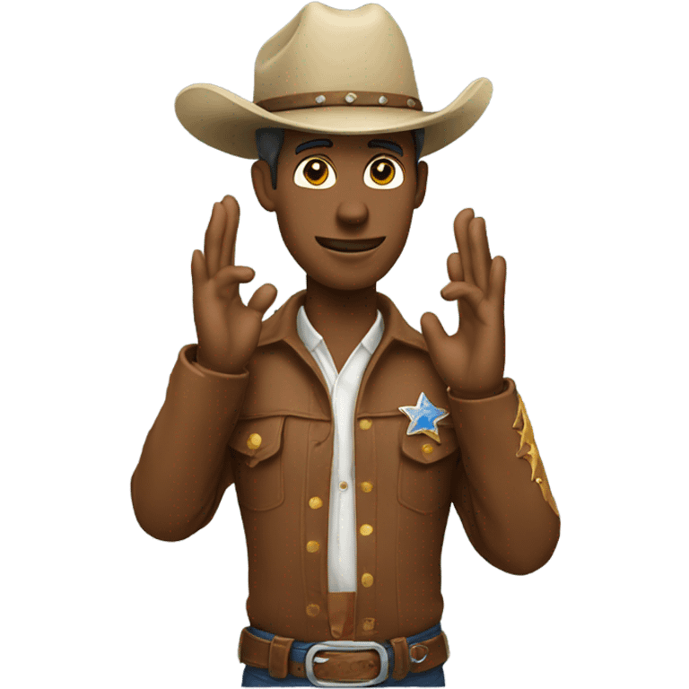 saluting cowboy emoji